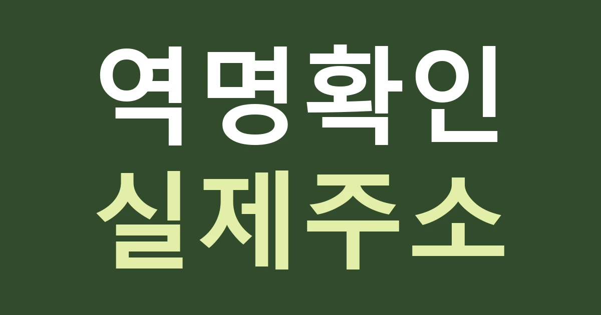 경기 부천시 소사구 소사본동 간판 상담 장소 확인: 소사역·소새울역 이름과 실제 설치 주소를 구분하기